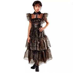 Rubies Wednesday Addams Rave'N Dress Halloween Costume Size Various
